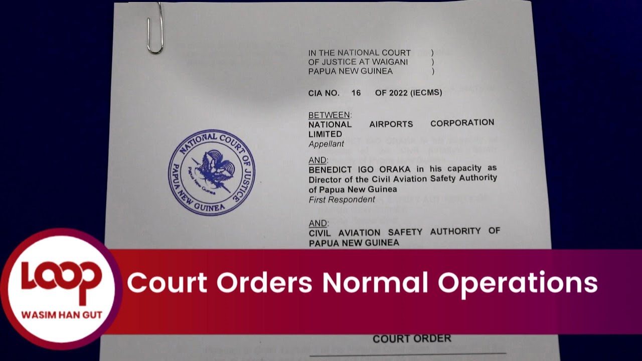 Court Orders Normal Operations