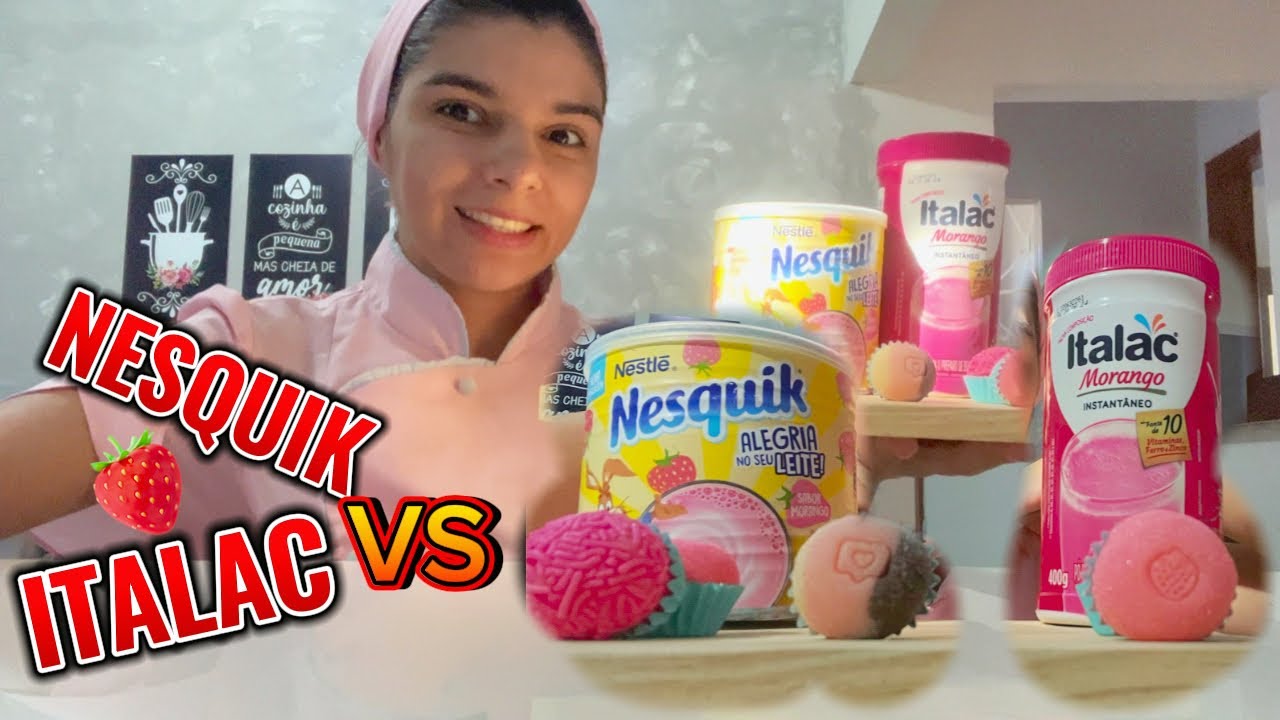 😍 NESQUIK vs ITALAC🍓, EMPREENDENDO DE DENTRO DE CASA,Vocês vão se surpreender!