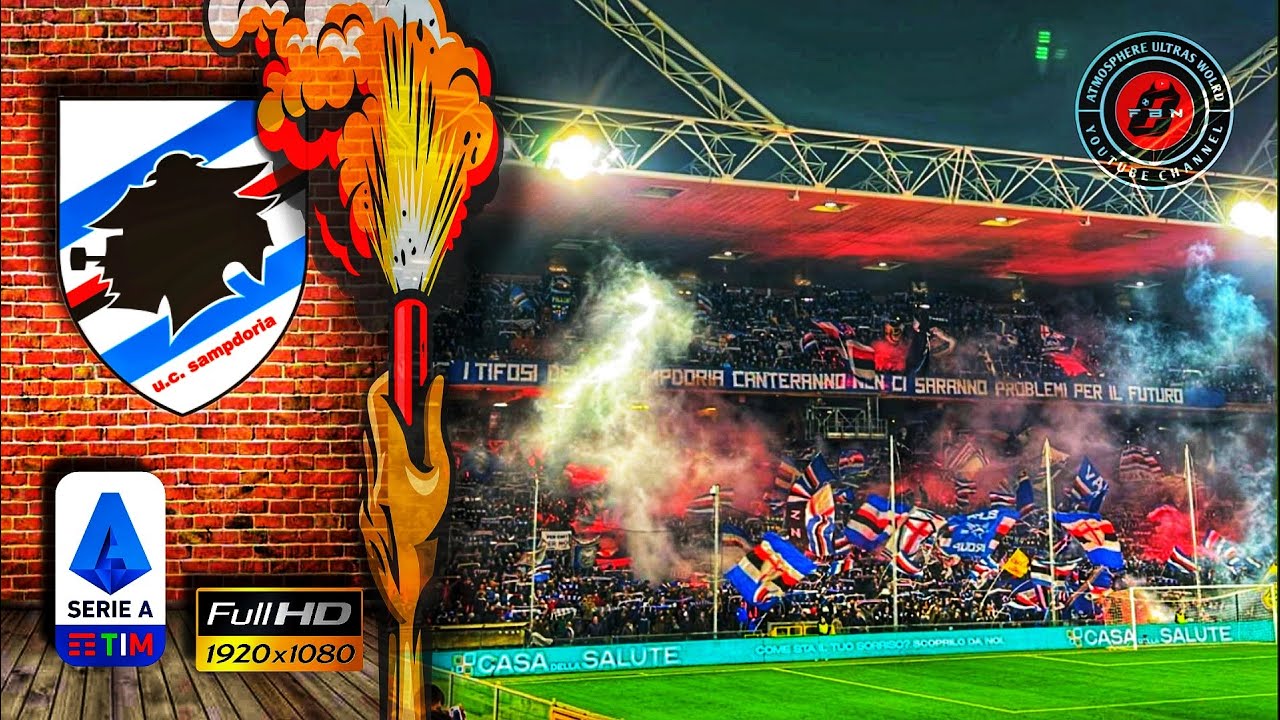 🔵🔴⚫⚪ ULTRAS DORIA GREAT ATMOSPHERE at LUIGI FERARRIS STADIUM • Serie A • Sampdoria vs Intermilan 0-0