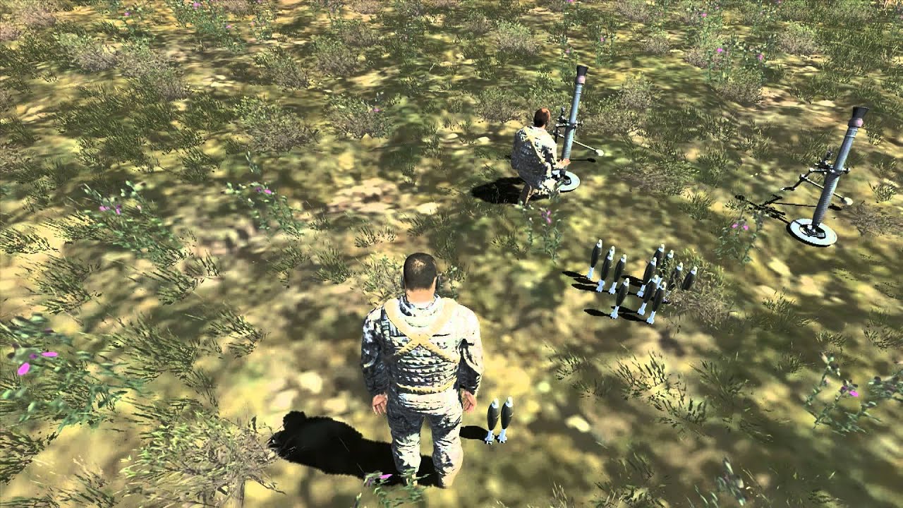 Arma 2 A.C.E mod mortar tutorial ( Russian )