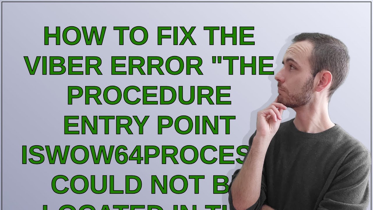 How to fix the Viber error 