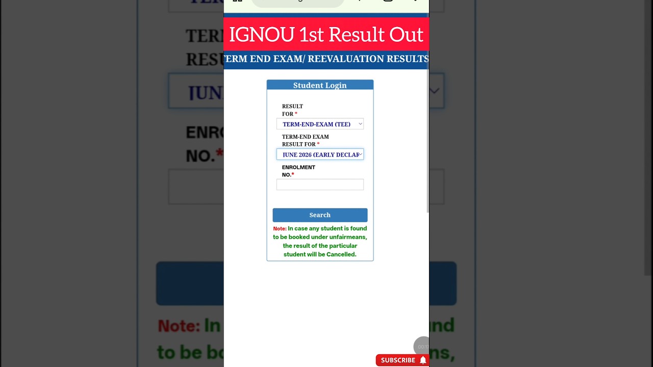 IGNOU Result 1st Update OUT 🔥 | Normal Result Started? | IGNOU Result 2026
