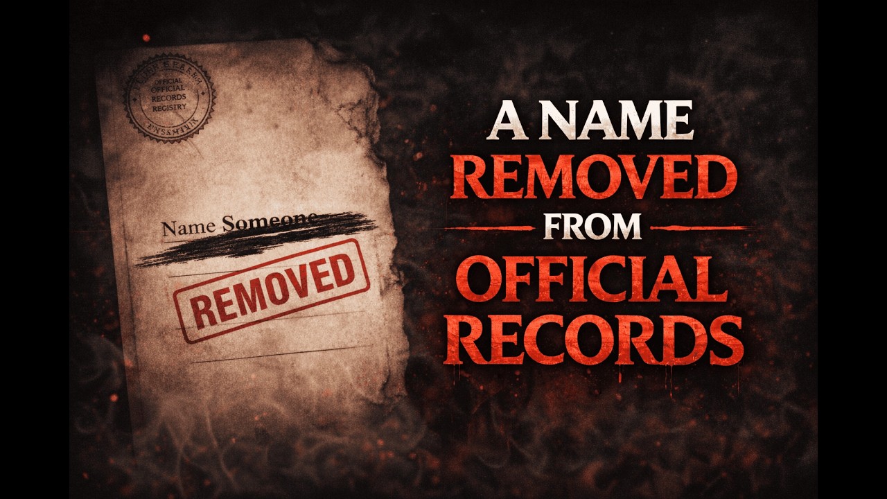 A Name Removed from Official Records | Untold Story