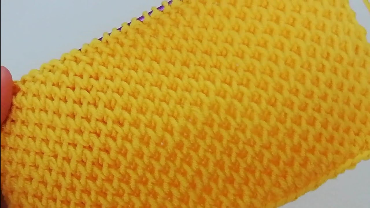 Bal peteği örgü modeli düz Örgü bilmeniz yeterli #baby blanket #crochet