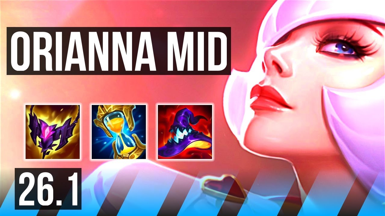 ORIANNA vs VIKTOR (MID) | 60K damage, 5k gold comeback | KR Master | 26.1