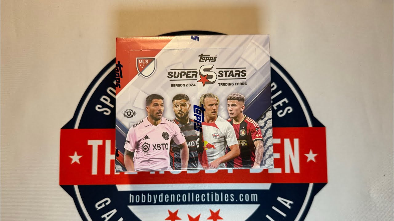 2024 Topps Super Stars MLS Major League Soccer Hobby Box Opening (Unboxing & Review)