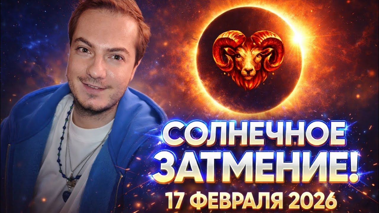 ОВЕН ♈ ПРОГНОЗ НА 💙СОЛНЕЧНОЕ ЗАТМЕНИЕ 17 ФЕВРАЛЯ 2026💙 НОВЫЕ СОБЫТИЯ ДЛЯ ВСЕХ НА 2 ГОДА от АстроНянь