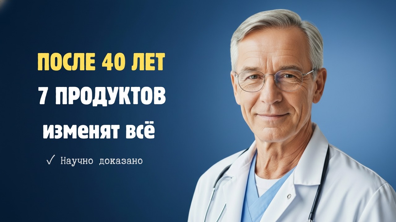 7 продуктов для здоровья после 40 лет | Научный подход к питанию