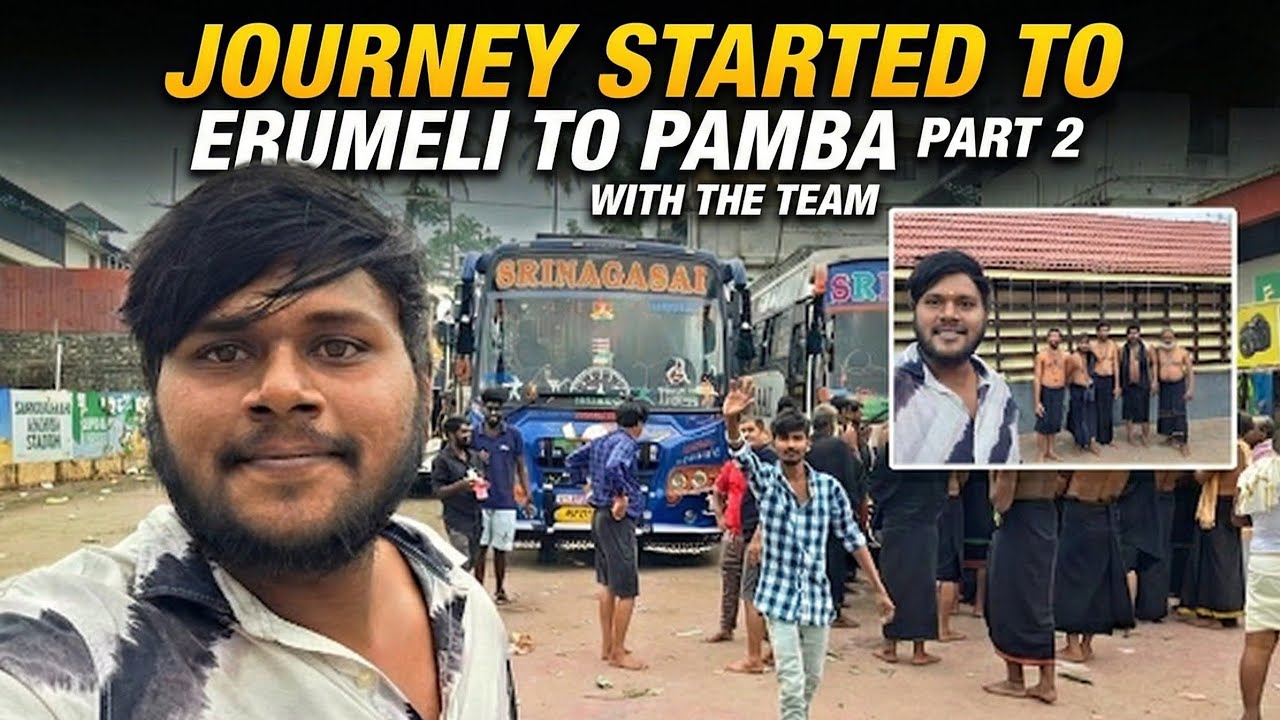 Erumeli to Pamba Journey start || full video in telugu|| Part-2||2025|
