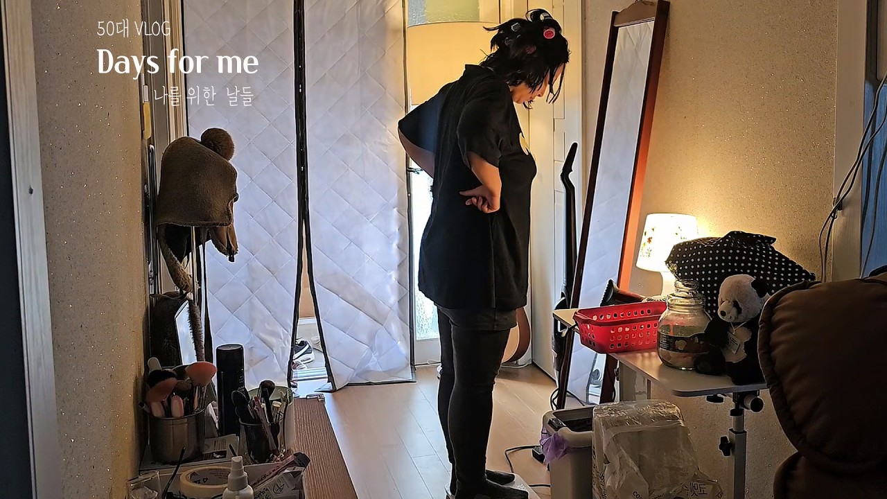 50대 브이로그|갱년기 중년여자의 평범한 하루 일상|다이어트|외출|하이볼먹기🍸