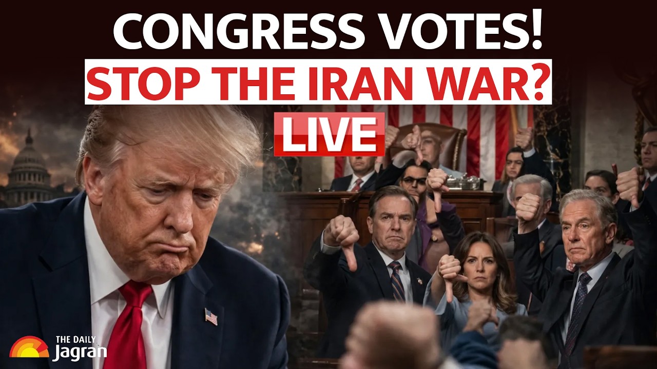 LIVE: U.S. Congress Votes To STOP Trump&rsquo;s War In Iran! Rebellions On Capitol Hill!