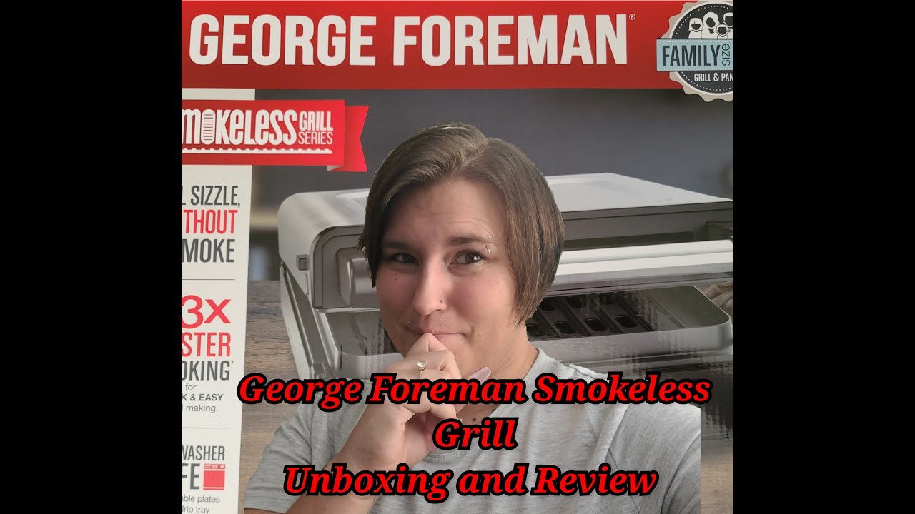 George Foreman Smokeless Grill Review and Unboxing