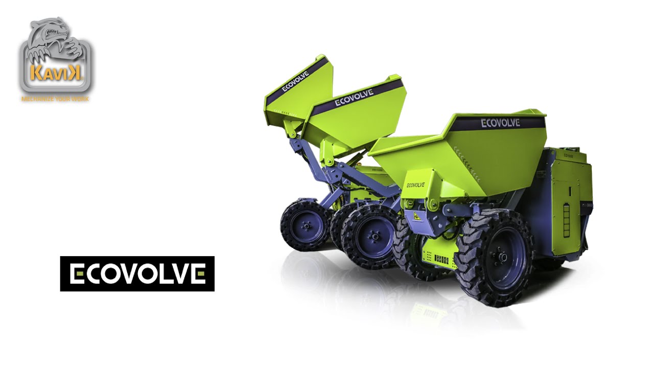 KAVIK - ECOVOLVE - Présentation du dumper électrique
