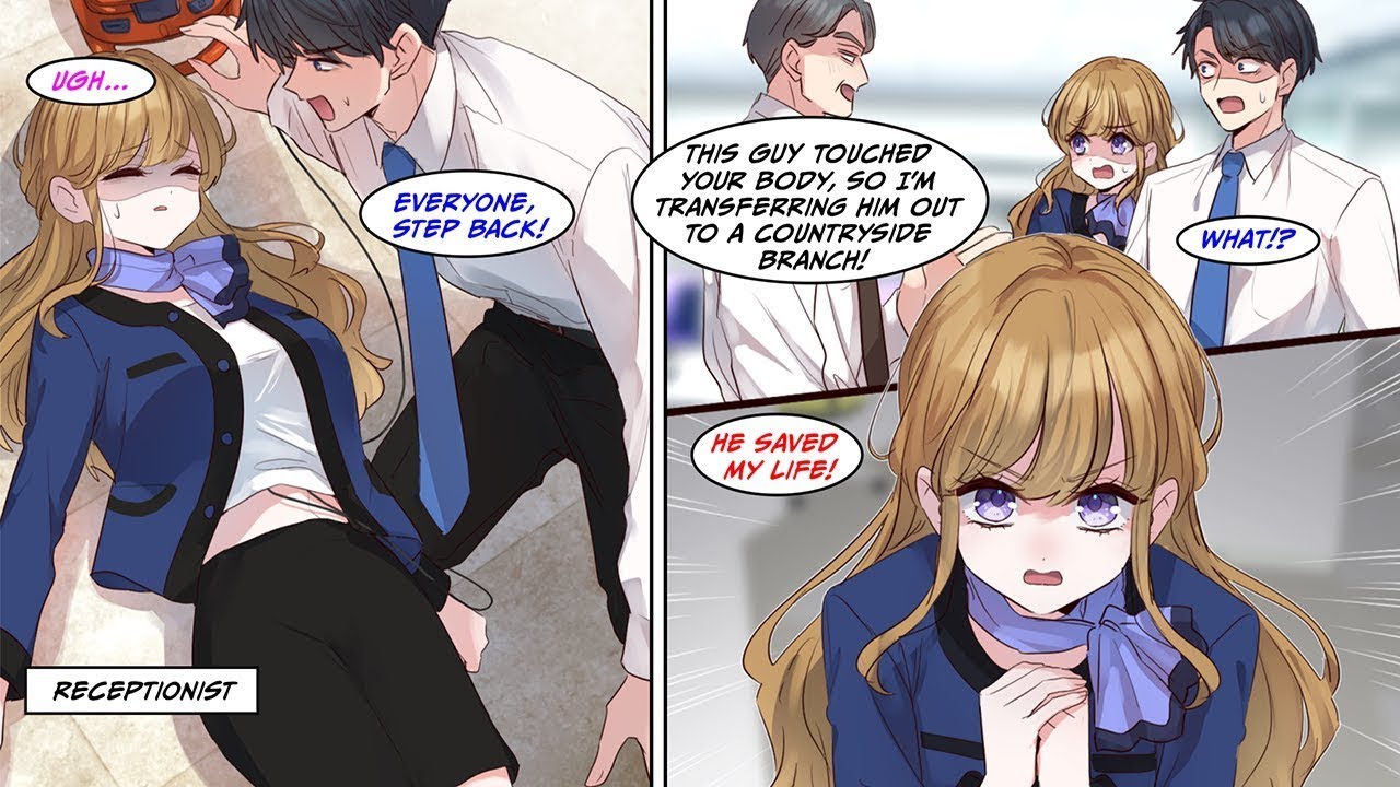 Manga Dub The receptionist collapsed so I removed her clothing as necessary for the AED, but