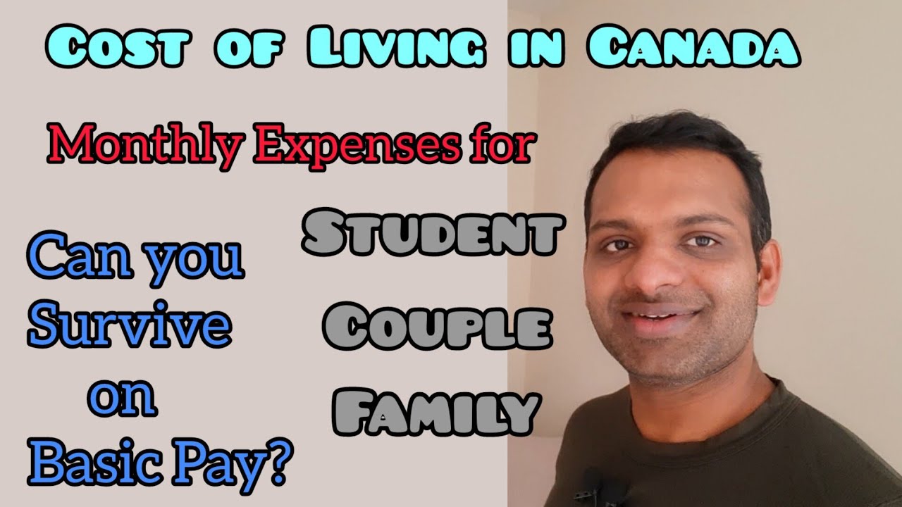 Cost of Living in Canada 2023 | Monthly Expenses for a Student, Couple & Family | Malayalam Vlog