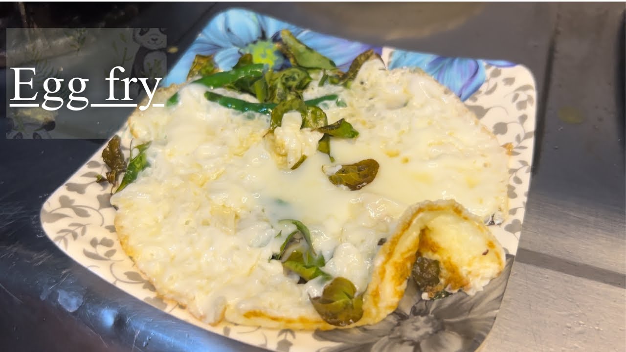 Viral Egg Fry with Curry Leaves by tabinda tips and tricks at home