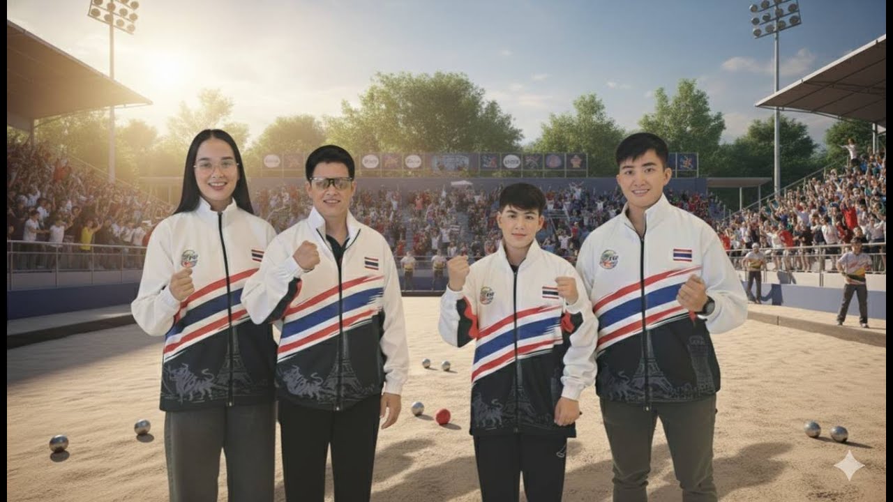 เปตอง ชิงแชมป์โลก 2025  ทีมหญิงรอบชิงชนะเลิศ  ไทย  VS  เวียดนาม2