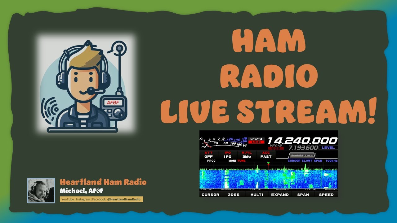 Day 2 CQ Worldwide DX Contest Ham Radio Live Stream with AF0F 2025-10-26 14:15 UTC