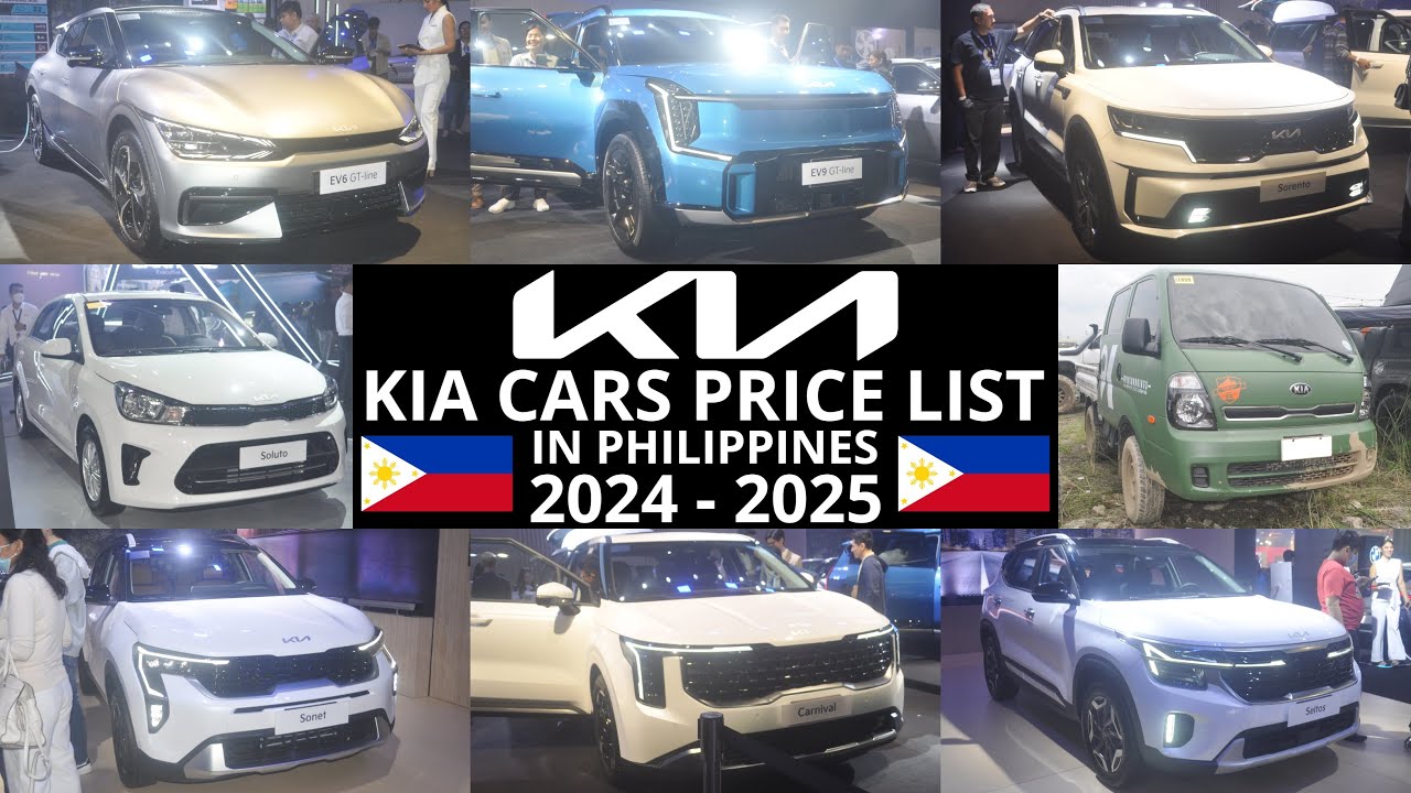 Kia Cars Price List in Philippines 2024 - 2025 | EV9, EV6, Sonet & Carnival