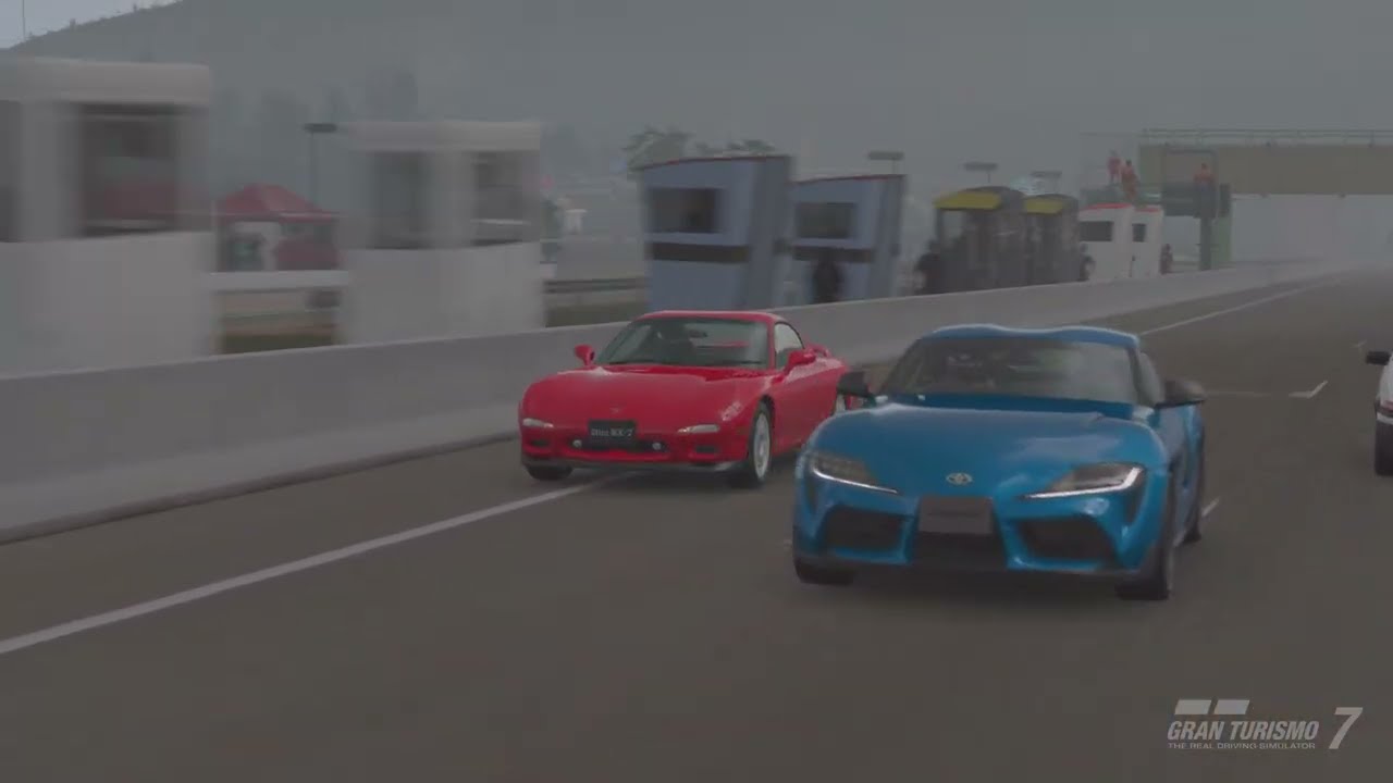 Mazda RX‑7 Type R Throwing It Into the First Corner of California’s Coast
