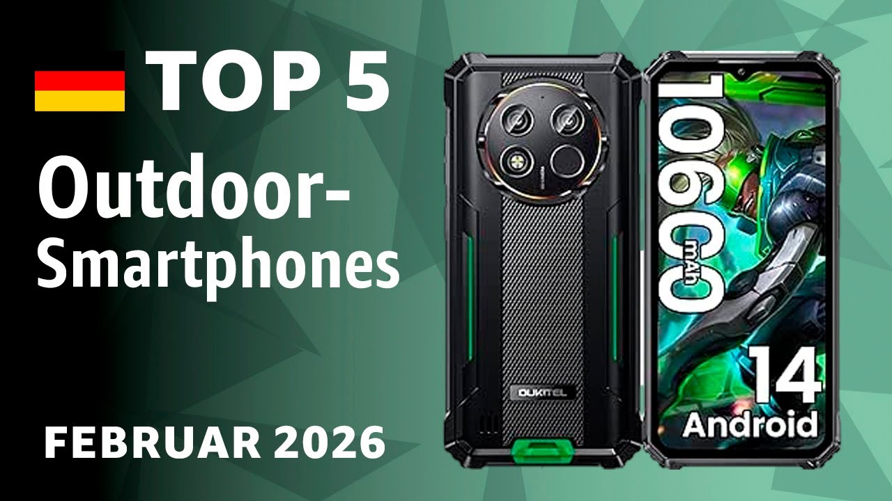 TOP-5: Die besten Outdoor-Smartphones [stoßfest, IP68] – Test Januar 2026!