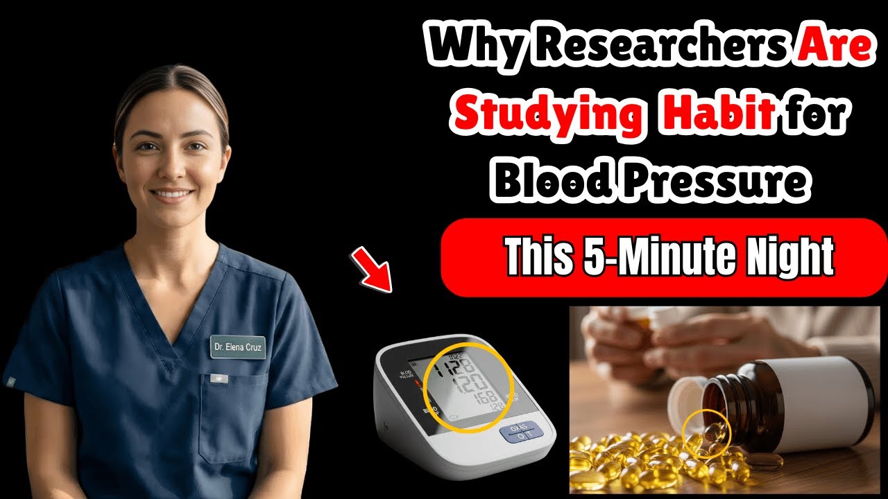 Studies Suggest This 5-Minute Evening Habit May Support Healthy Blood Pressure