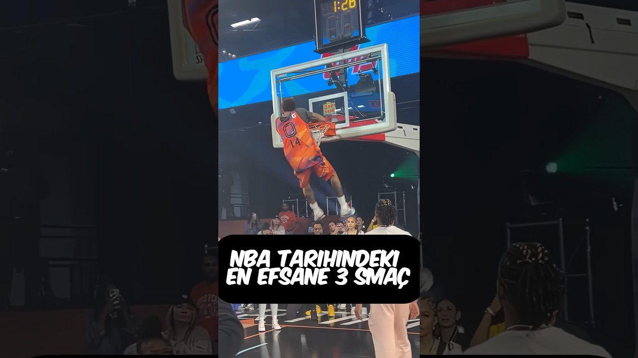 NBA TARİHİNDEKİ EN EFSANE 3 SMA&Ccedil;! #basketbol