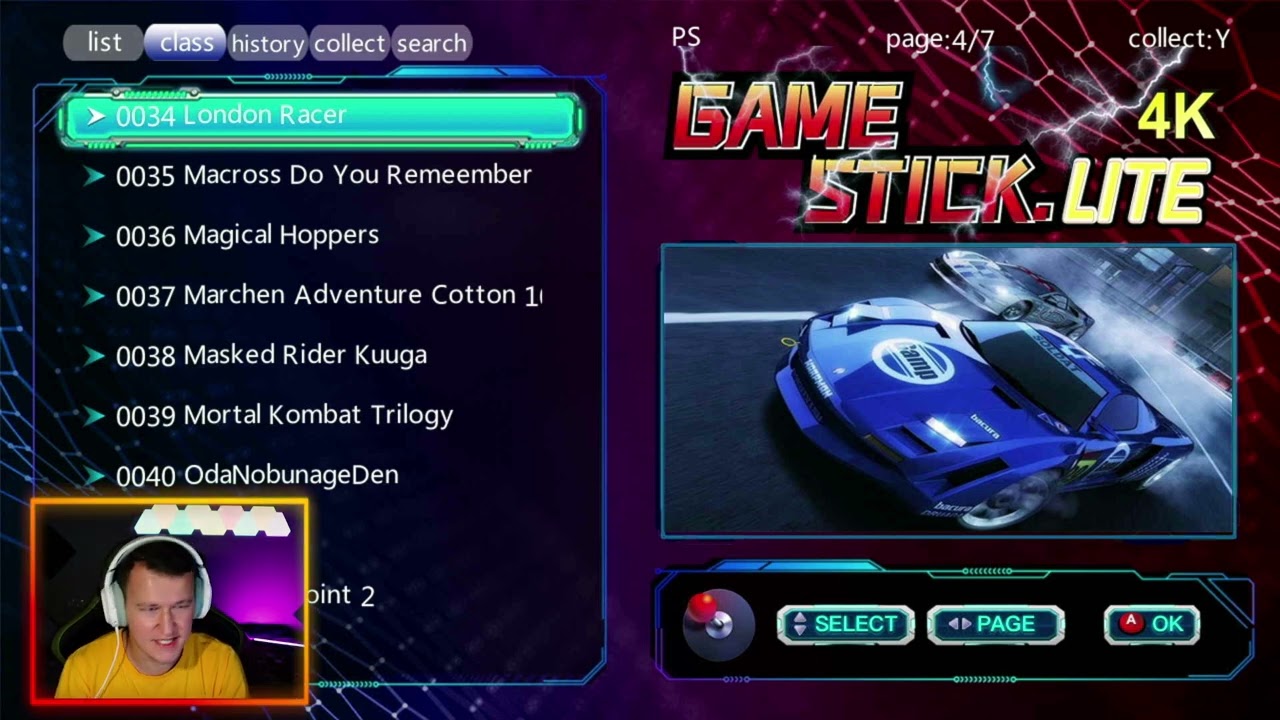Распаковка Игровая приставка для телевизора Game Stick 64Gb, 20000 ретро игр, 4K MK Trilogy