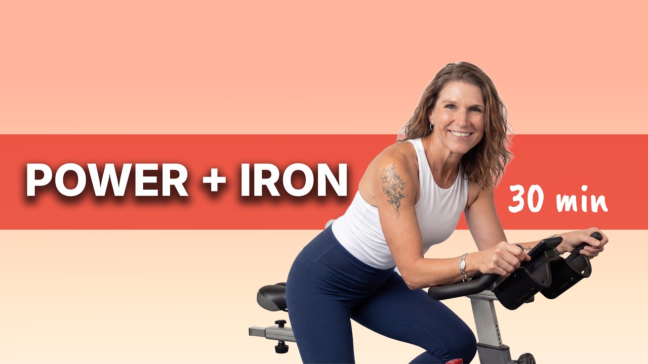 30 MIN INDOOR CYCLING WORKOUT WITH WEIGHTS IF YOU HATE YOUR LEGS AND ARMS