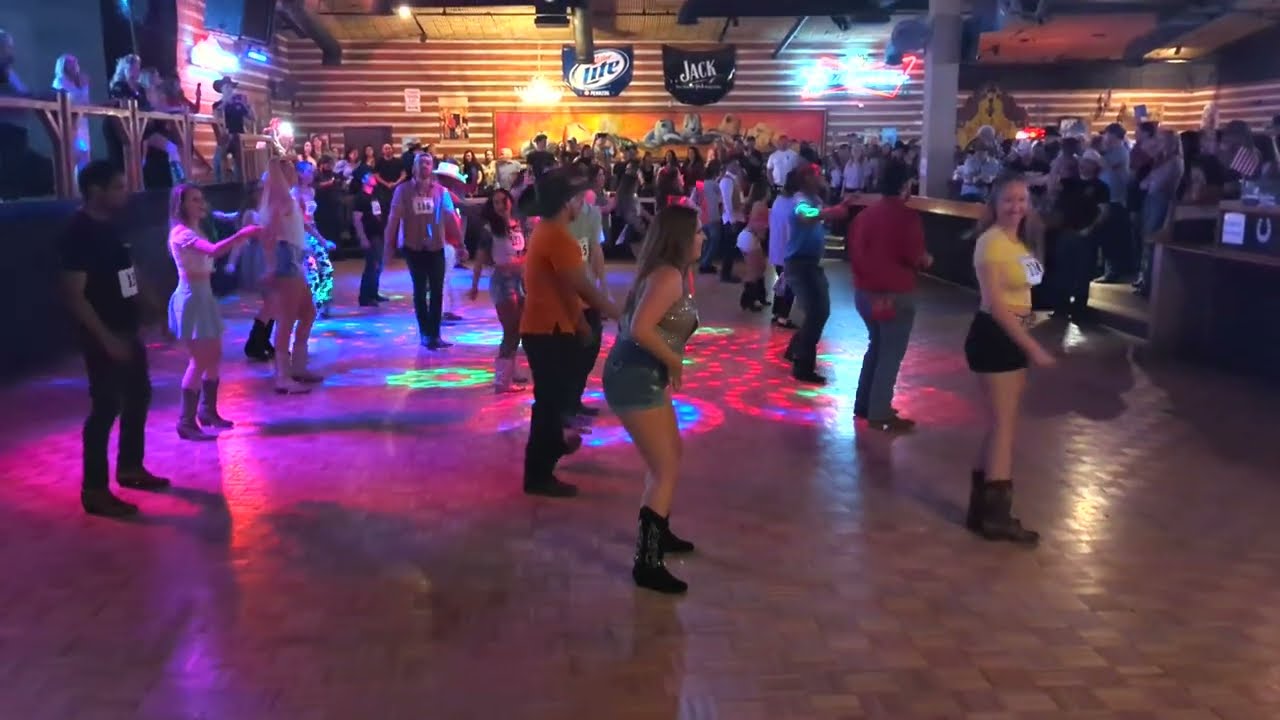 The Wolf line dance - Montana's - 2023 Stagecoach Dance Contest - Group A
