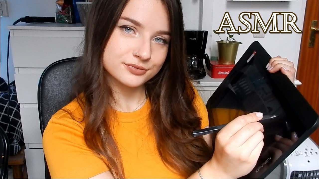 ASMR | Unboxing My New Drawing Tablet XP-Pen Artist 12 🖊️ Tapping & Whispering