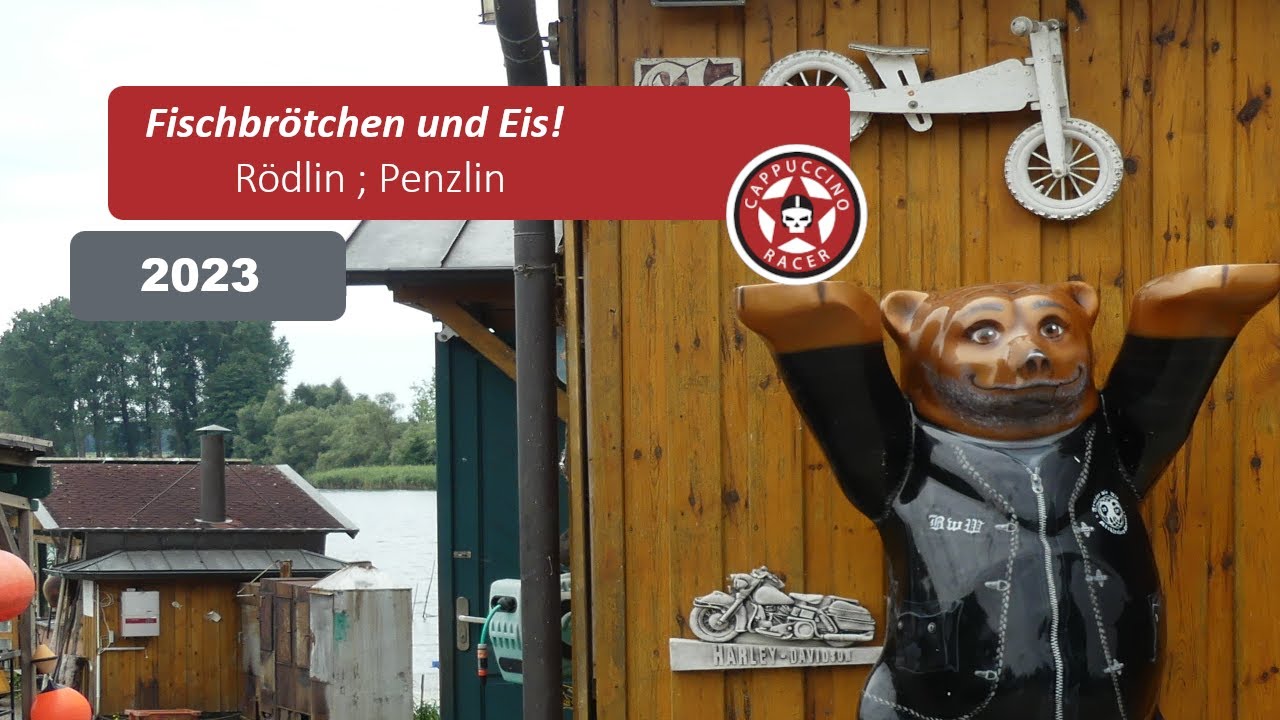 Fischbrötchen & Eis ! Motorradtour Burg Stargard, Rödlin, Penzlin.