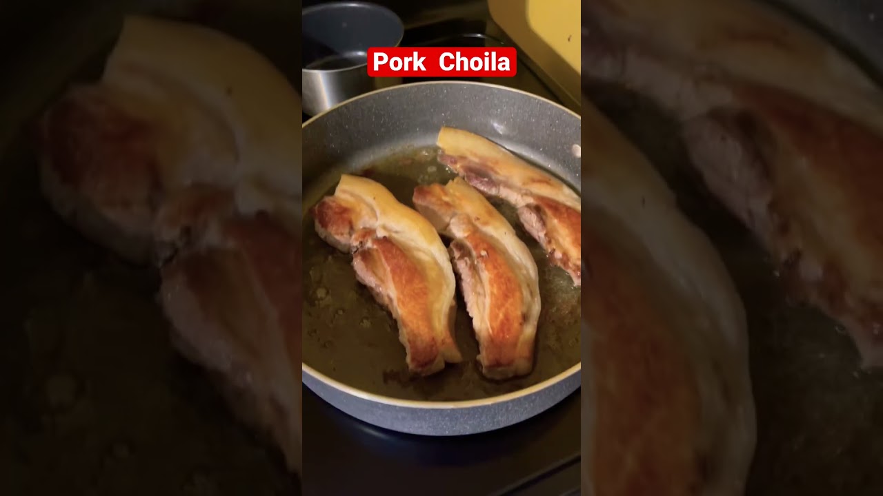 #pork #porkDish #porkbelly  #shorts #foodie #food #yummy #homemade Home made pork belly choila