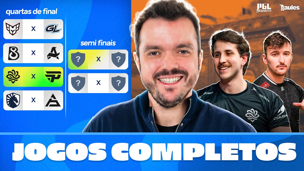 PLAYOFFS - PGL MASTERS BUCHAREST 2025 |  Transmiss&atilde;o completa com o Gaules  - Siga @gaules nas redes