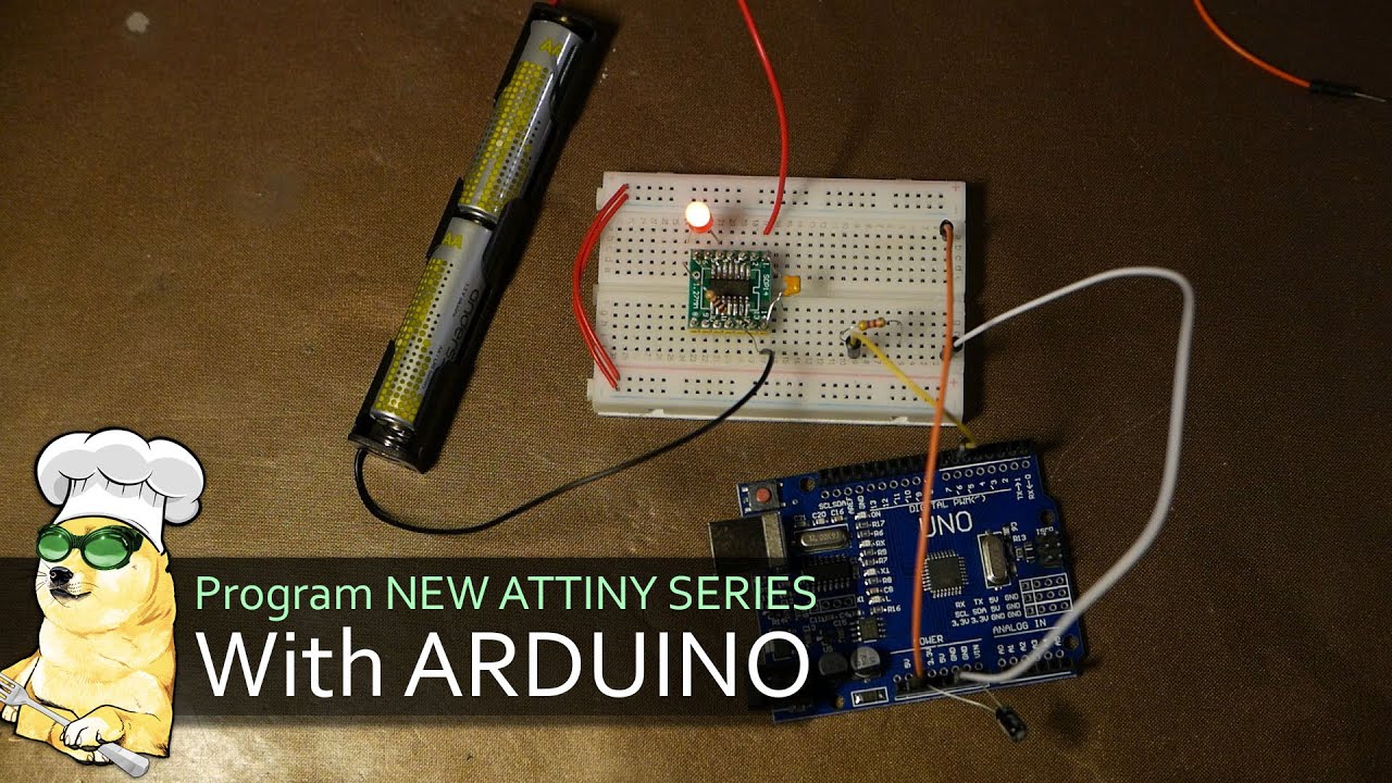 Programming the new ATTINY series with Arduino!