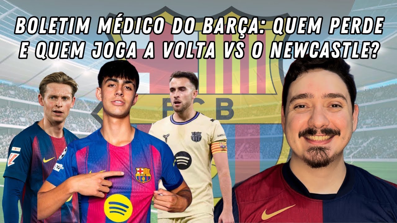 Tudo sobre os lesionados e prazos de recuperação dos jogadores do Barça!
