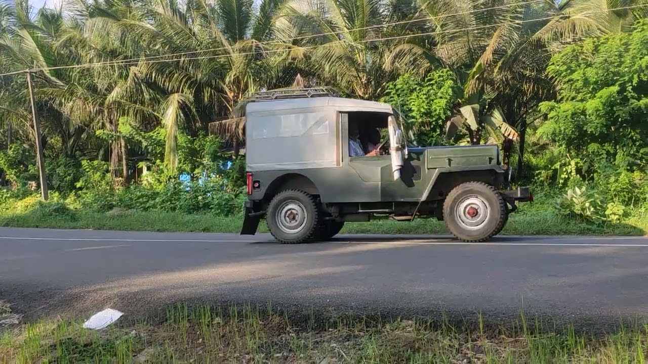 mahindra 1985 model jeep sound