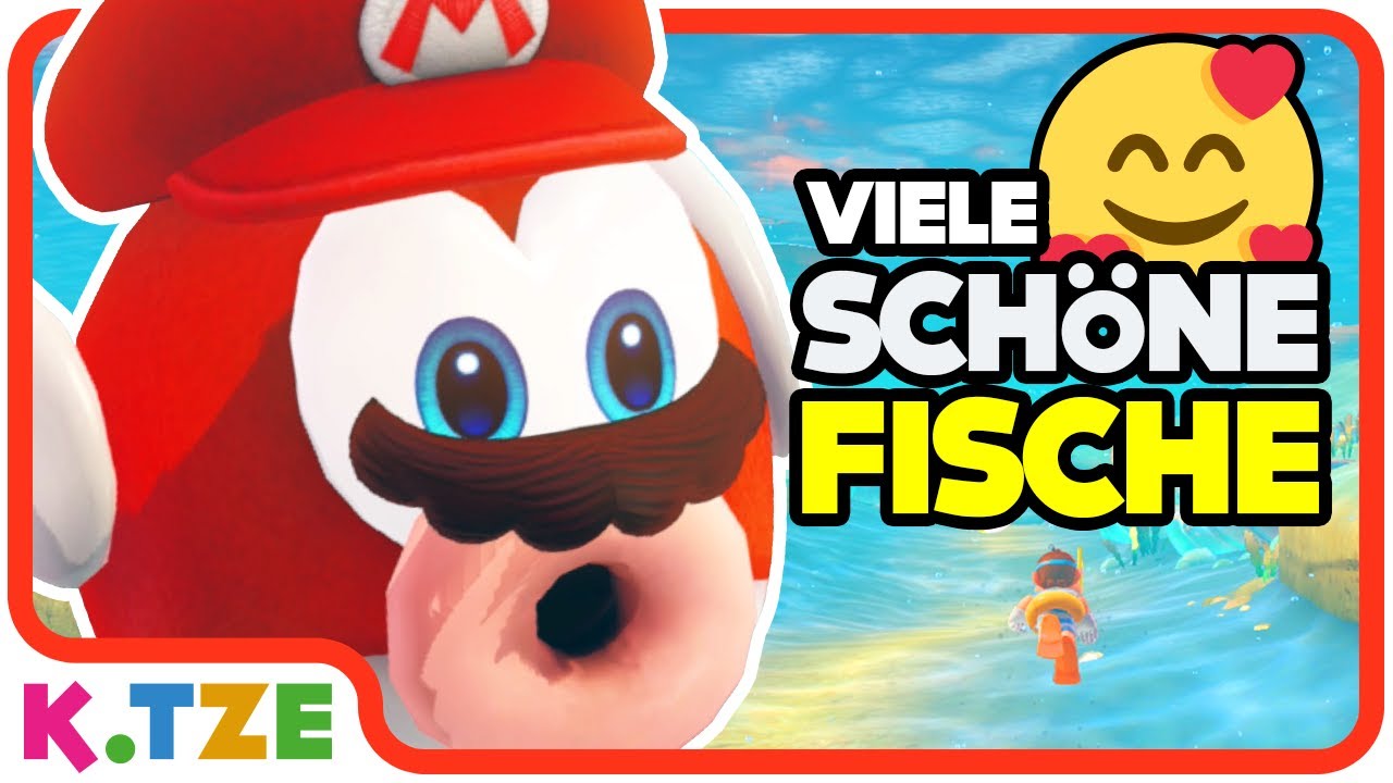 Fische Video für Kinder 🐠😇 Super Mario Odyssey Kinderfilm