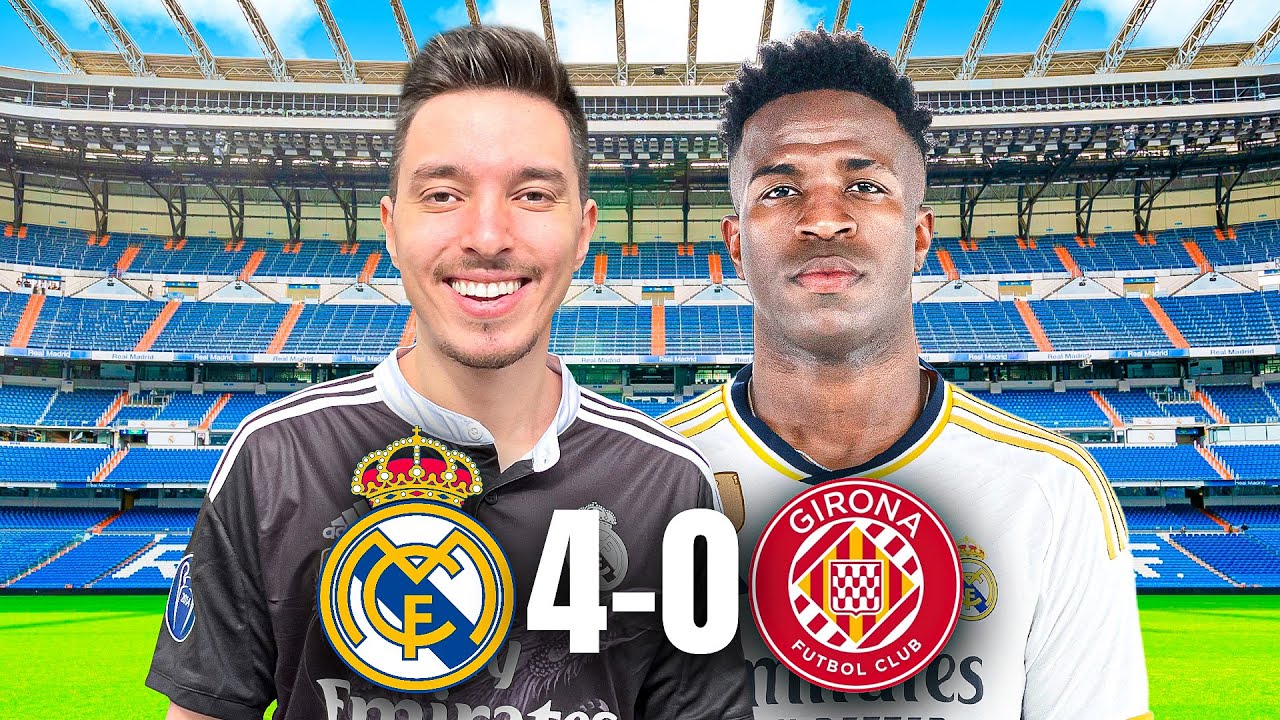 VINICIUS JR ESTE DE NEOPRIT IN REAL MADRID 4-0 GIRONA LA PRIMUL MEU MECI PE SANTIAGO BERNABEU !!!