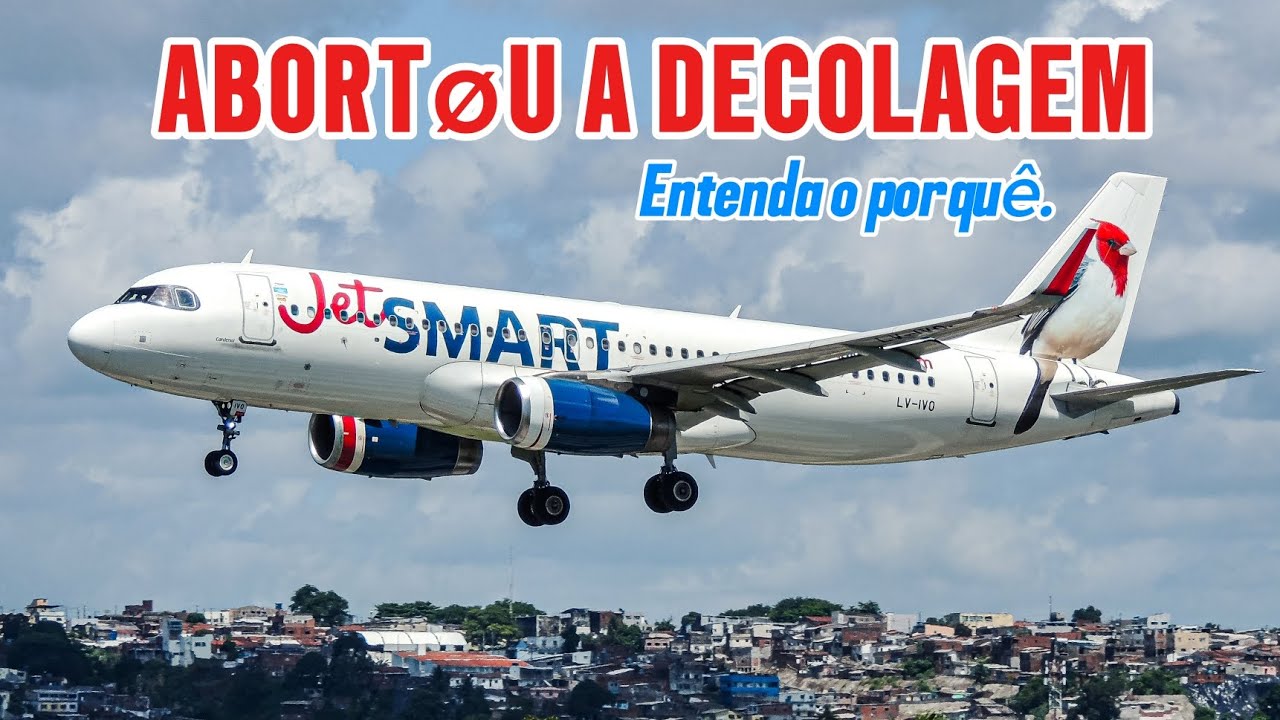 JETSMART abortou a decolagem 
