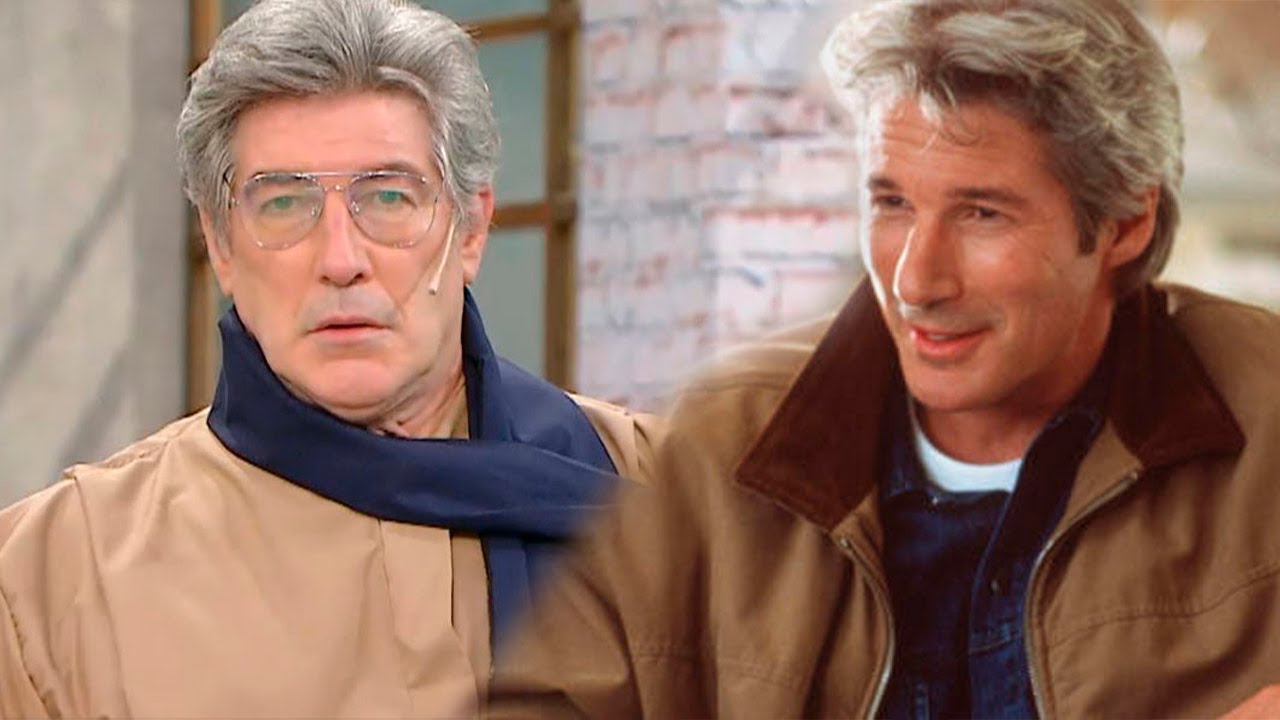 ¡Dos gotas de agua! Pachu Peña interpretó a Richard Geere y el jurado lo elogió con sus comentarios