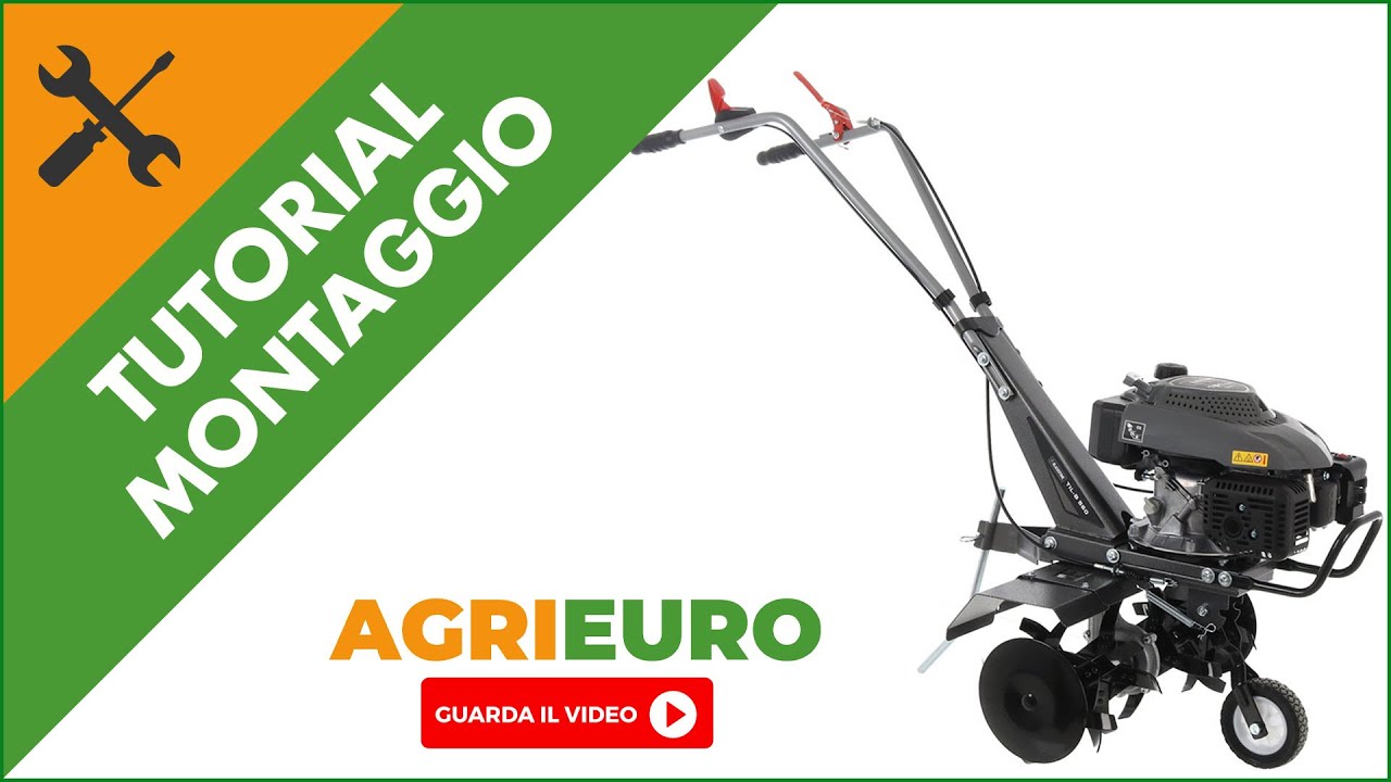 Motozappa a benzina Blackstone TIL-B 560 : montaggio completo della pratica e compatta zappatrice