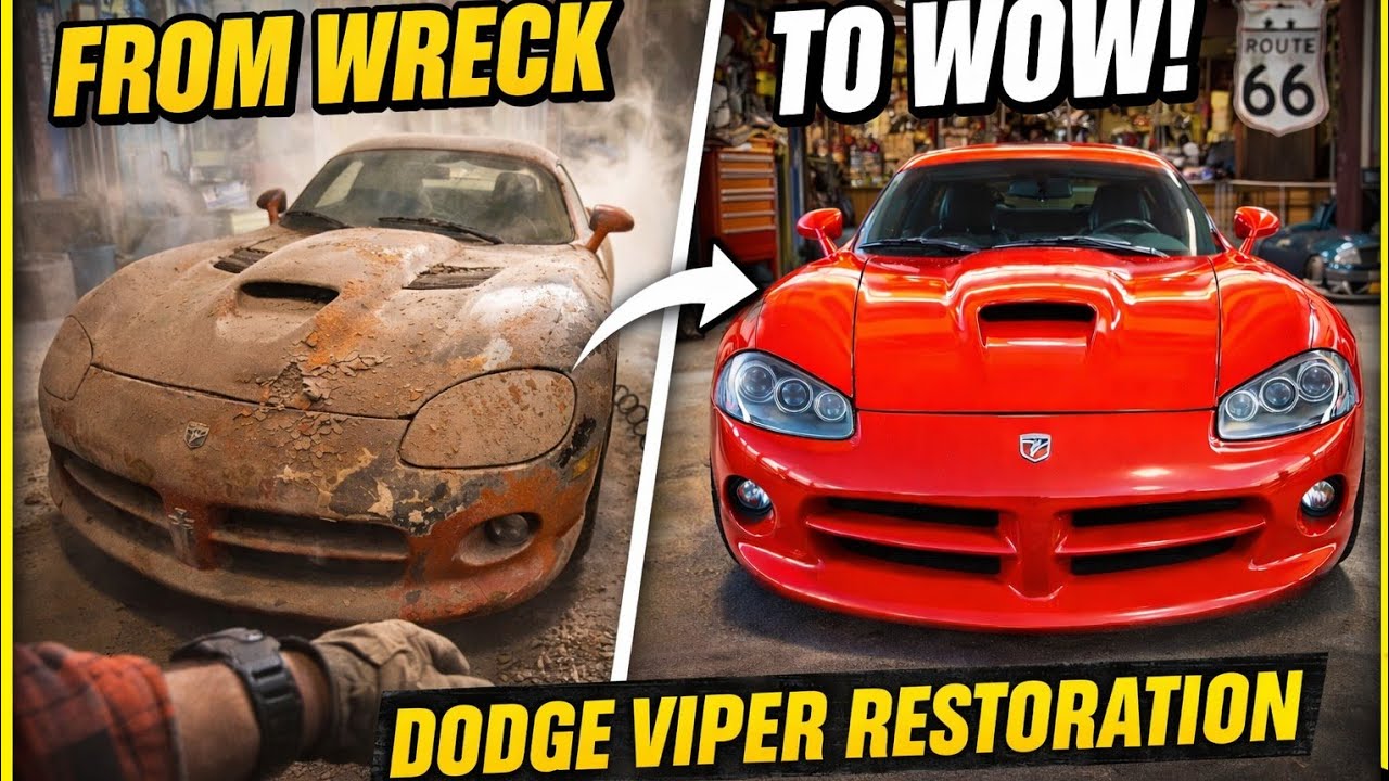 &ldquo;Extreme Restoration: Dodge Viper Supercar&rdquo; #car #restoration #viralvideo #usa 