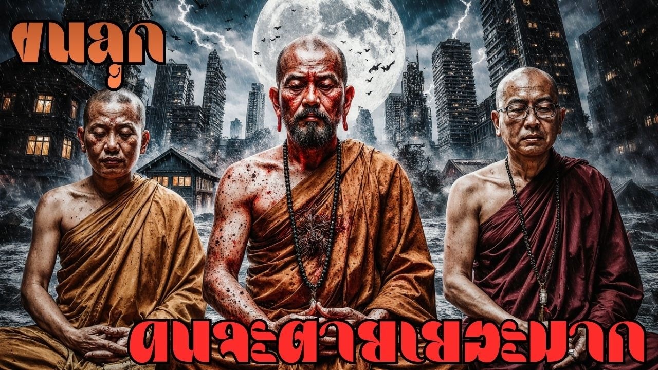ขนลุกทั้งตัว! หลวงปู่ศิลา-สังวาลย์-สนอง ทำนายน้ำท่วมคนตายเกลื่อน.