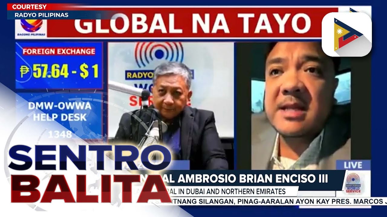 Pangangailangan ng mga Pilipino na stranded sa Dubai, tinututukan ng ating konsulado...
