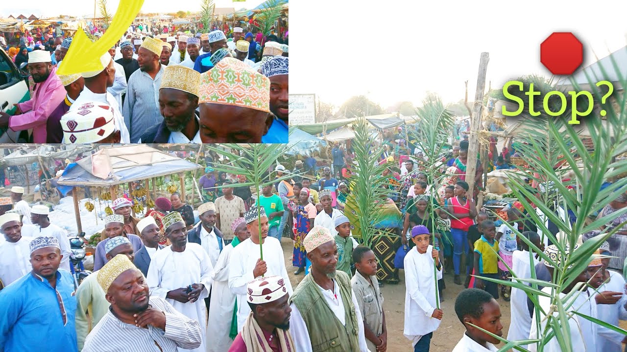 STOP SHEIKHE JAMAL JUMA MUHAMAD KUWINGWA AMESIMAMISHA DHAFA SOKONI MAJENGO NA KUOMBA DUA