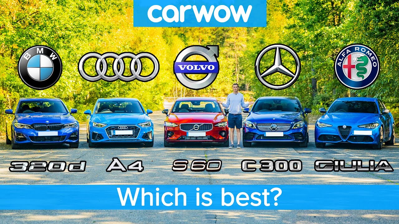 BMW 3 Series v Audi A4 v Merc C-Class v Volvo S60 v Alfa Giulia – which is best?