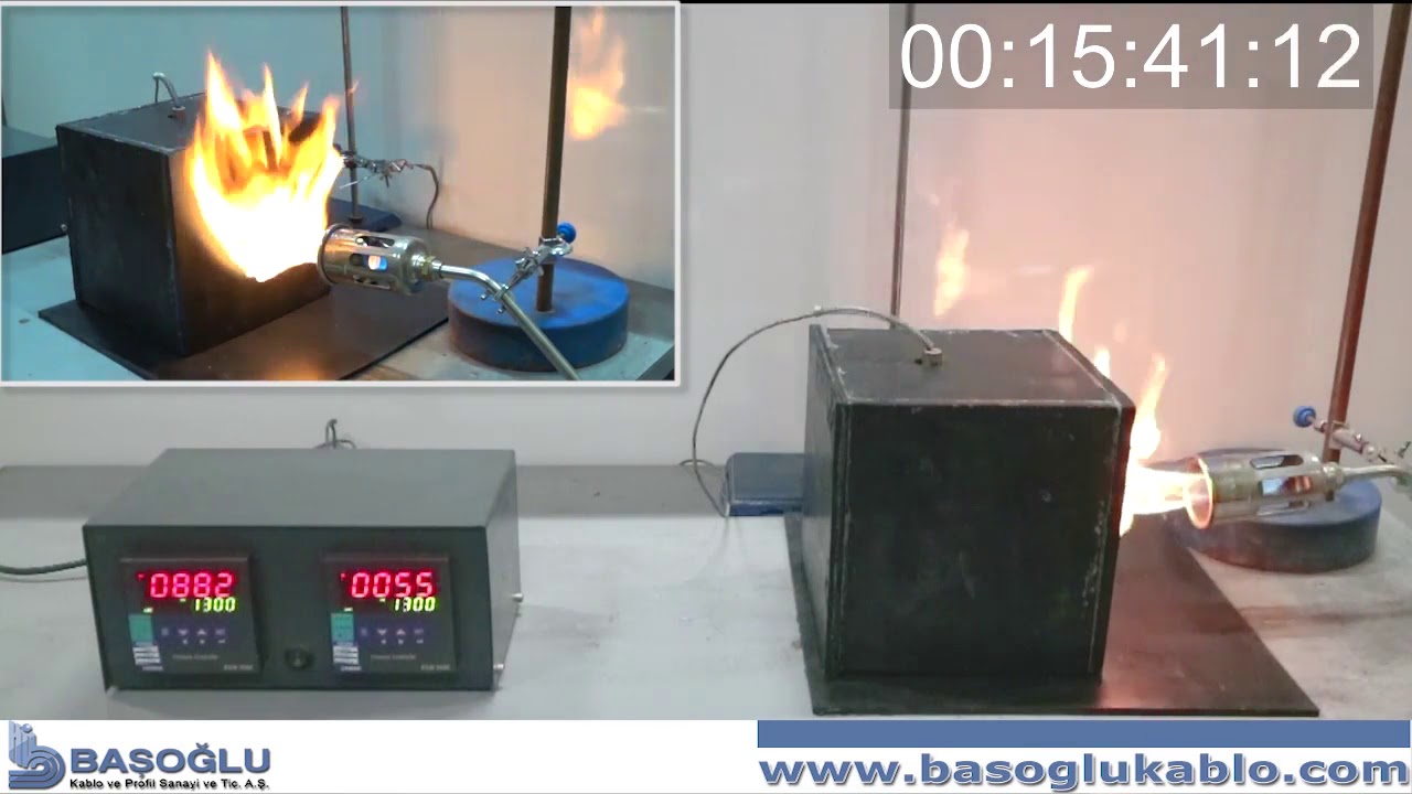 Başoğlu Kablo Yanmaz Kablo Videosu 