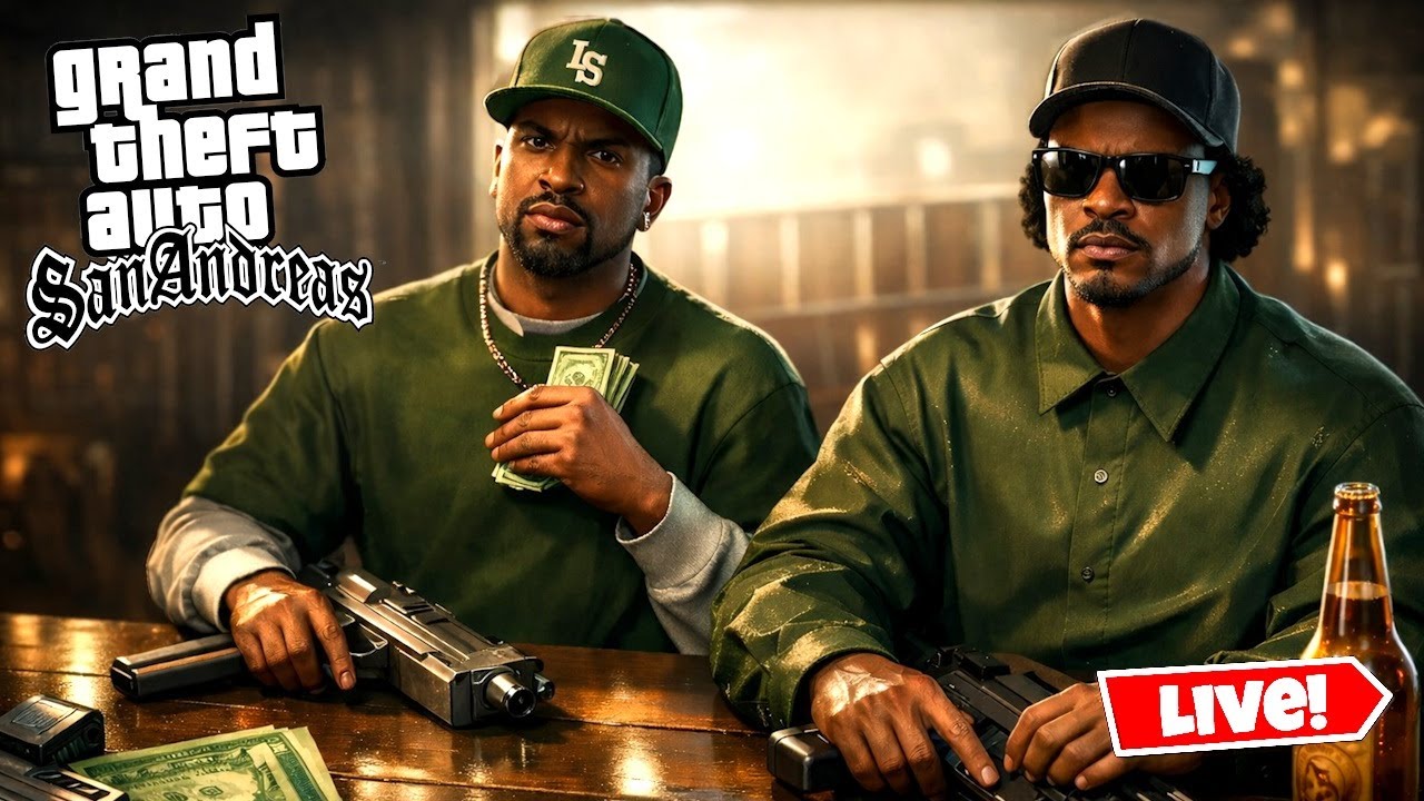GTA San Andreas 100% Completion | GTA Series Marathon Begins #10 | LIVE 🔴