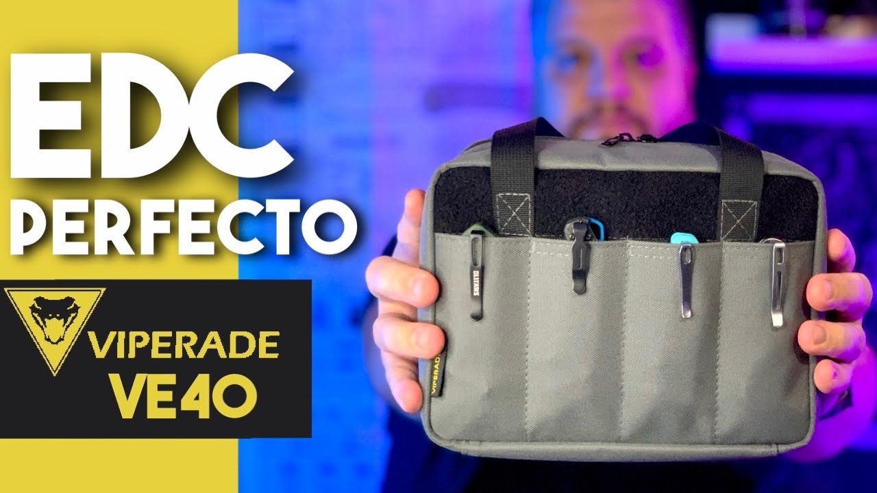 VIPERADE VE40: ¿la organización PERFECTA para tu EDC? Review EDC4K